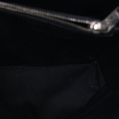Saint Laurent Calfskin Y Quilted Monogram Medium Loulou Chain Satchel Black 4 of 8