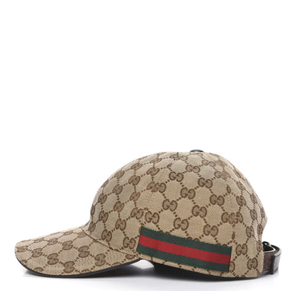 Gucci Monogram Web Baseball Hat S Beige Cocoa 2 of 6