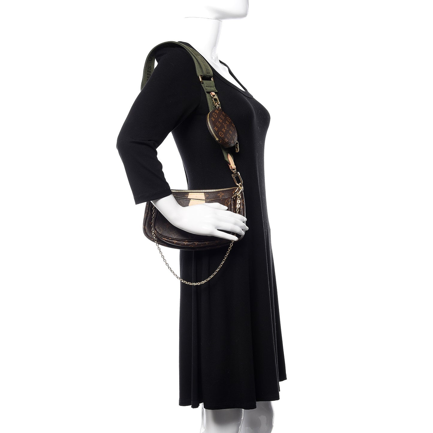 Monogram Multi Pochette Accessories Kaki