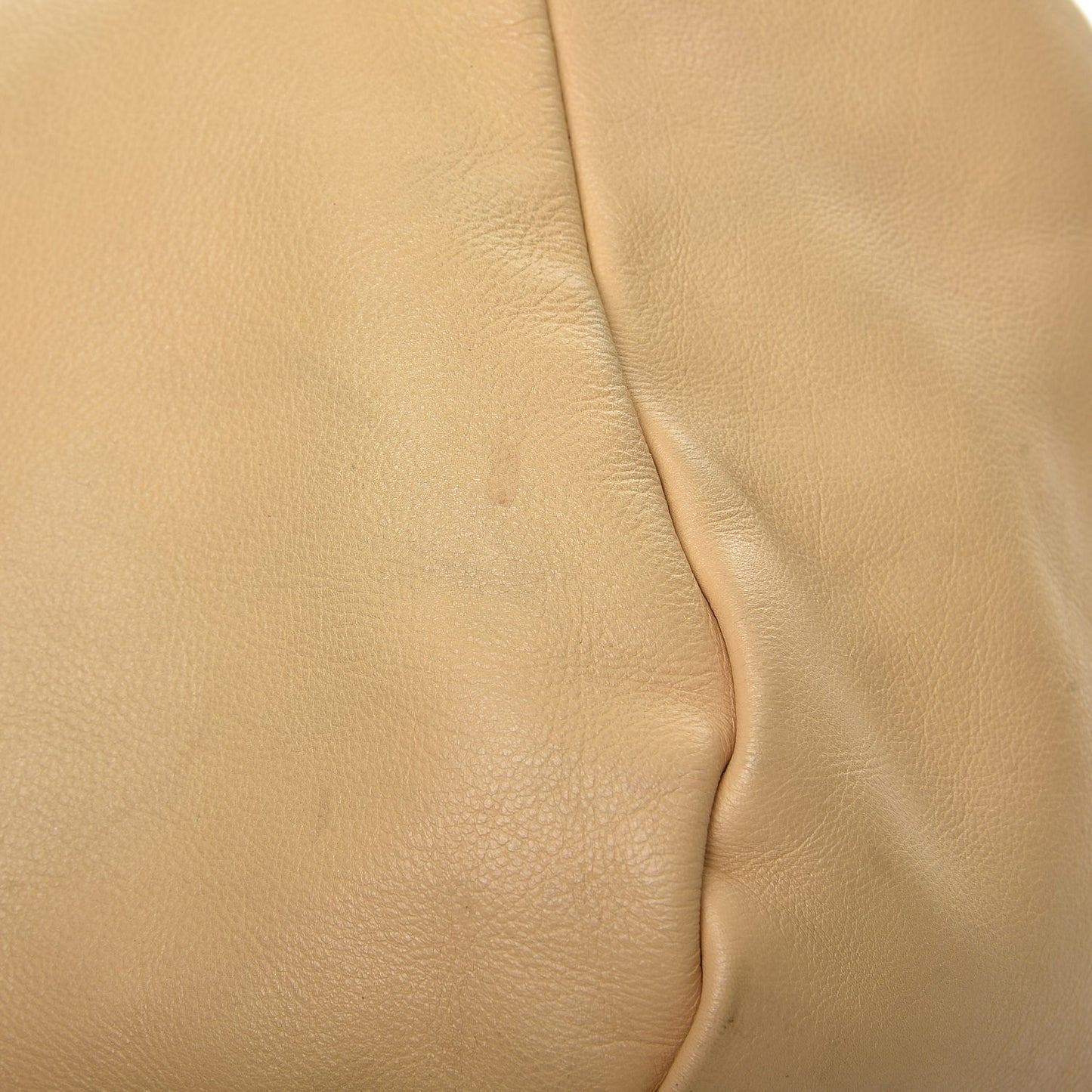 Lambskin Edgy Large Hobo Beige