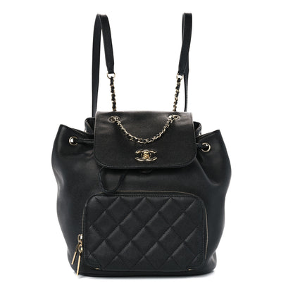 Chanel Caviar Quilted Business Affinity Backpack Black 1 of 12