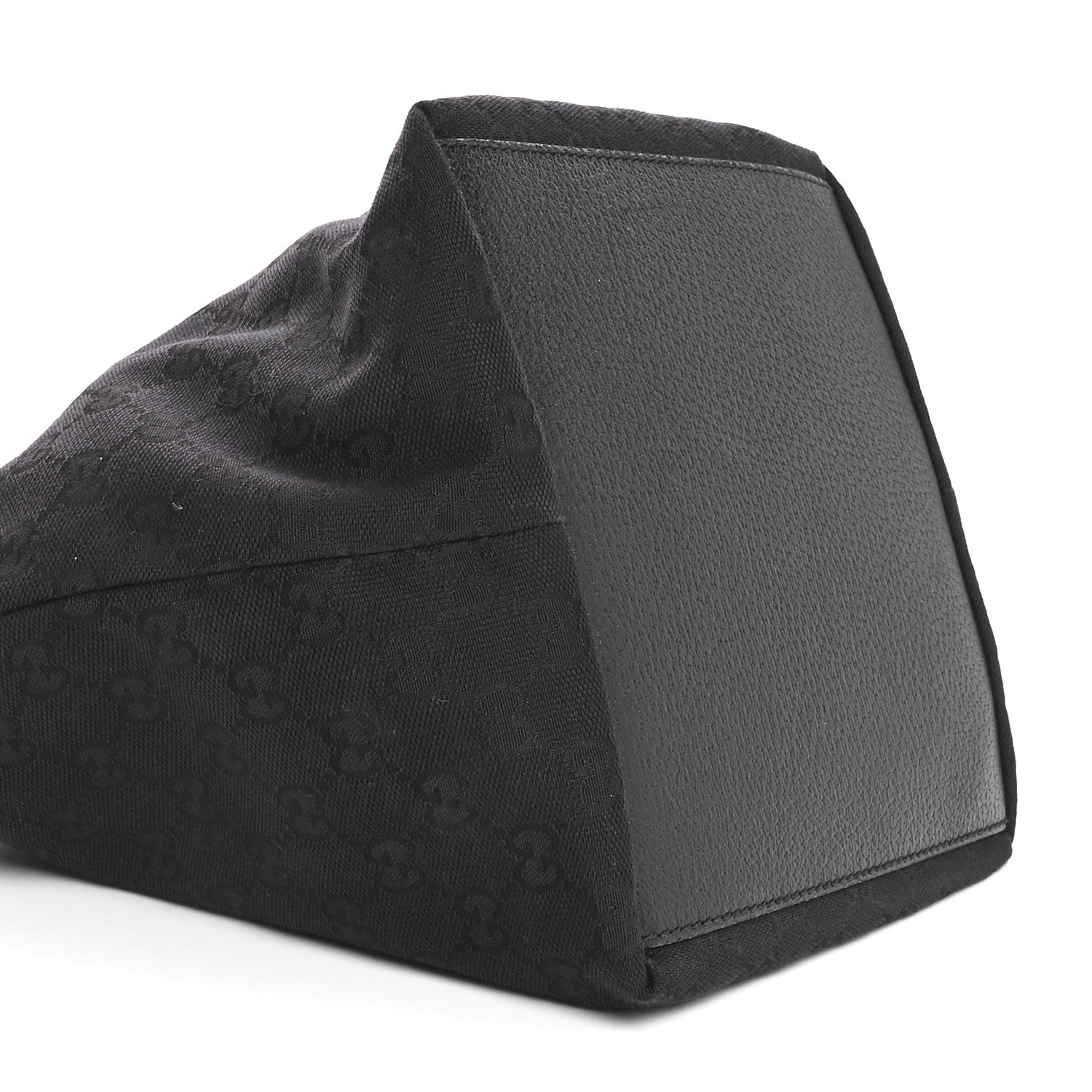 Gucci GG Monogram Small Web Handle Bucket Tote Black 9 of 10