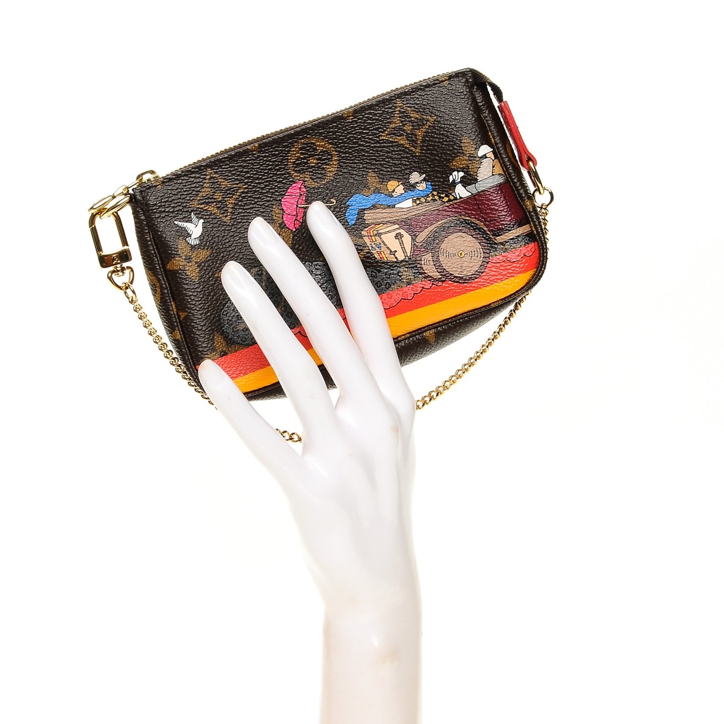 Monogram 2015 Christmas Animation Mini Pochette Accessories