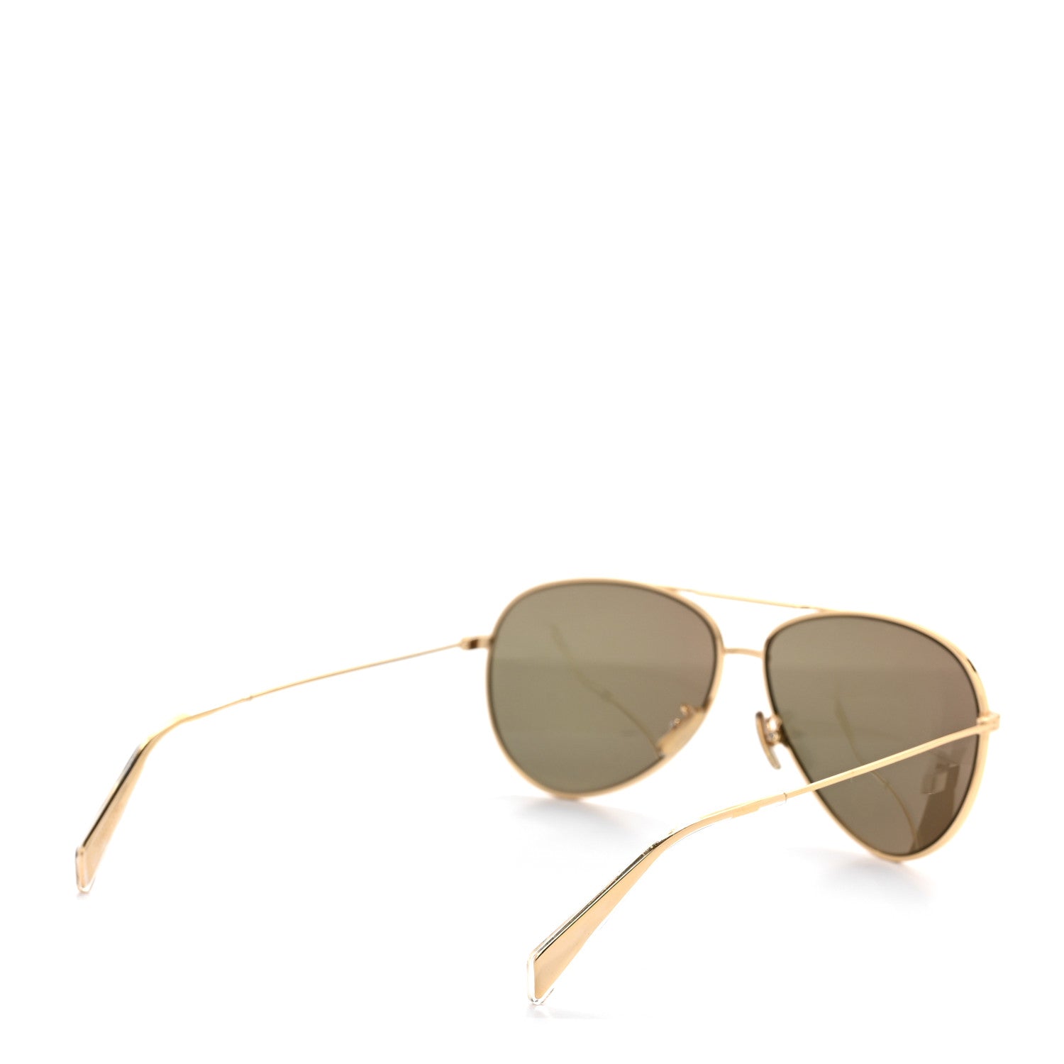 Celine Aviator Sunglasses CL 40062U Gold 4 of 8