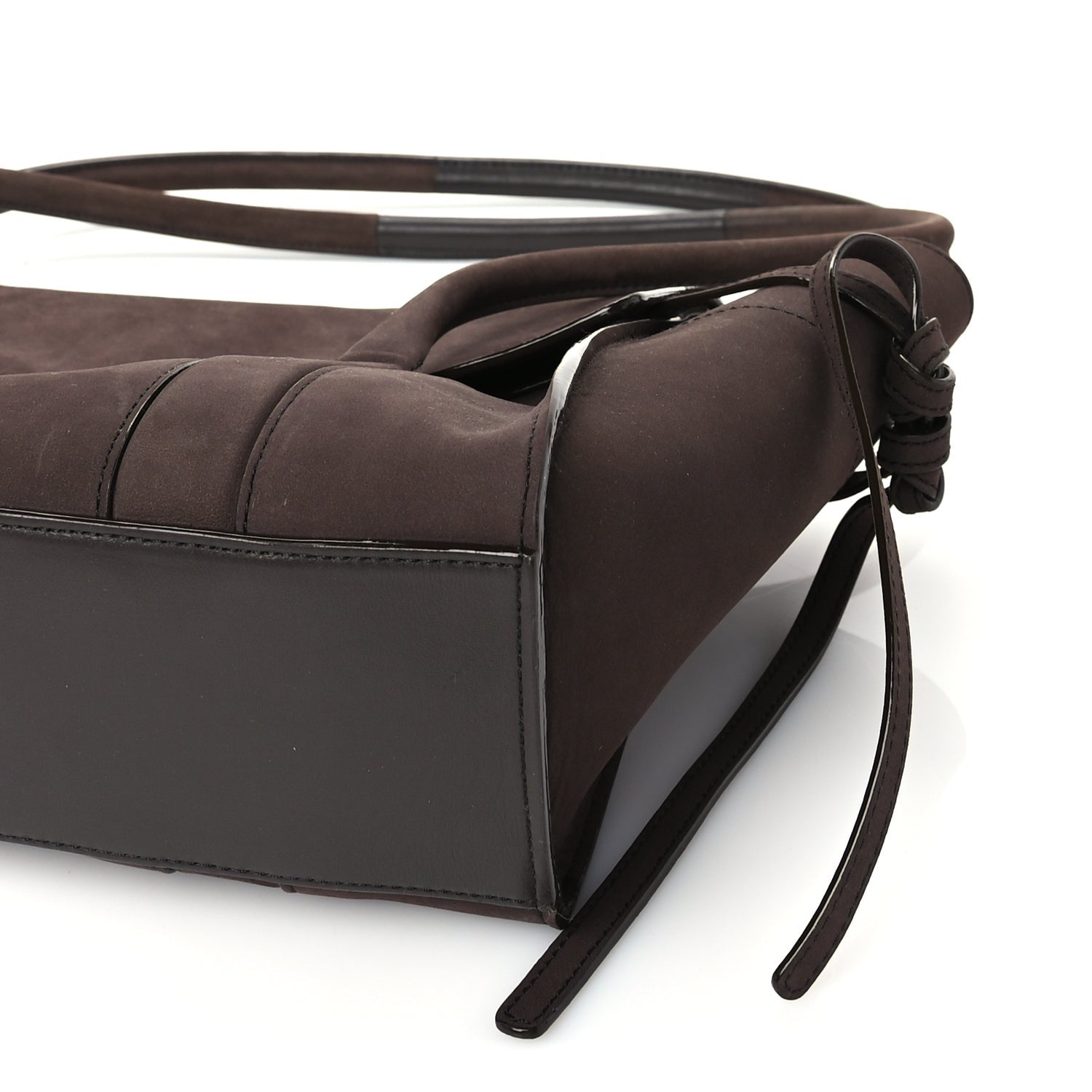 Burberry Nubuck Small Soft Bayswater Satchel Ebony 8 of 8