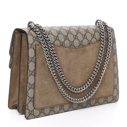 Gucci GG Supreme Monogram Medium Dionysus Shoulder Bag Taupe 3 of 11