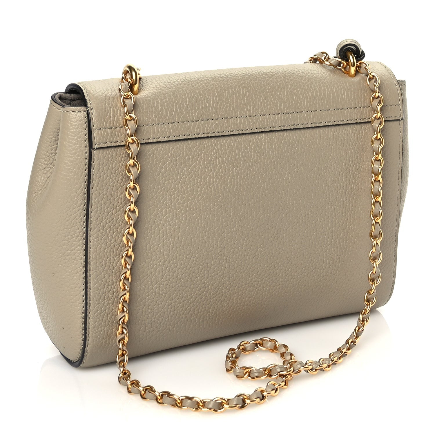 Mulberry Small Classic Grain Calfskin Small Lily Flap Solid Grey Solid Grey 2 of 6