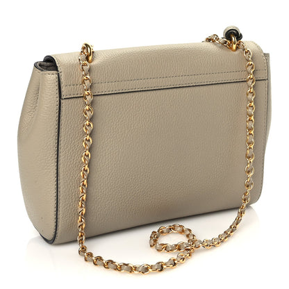 Mulberry Small Classic Grain Calfskin Small Lily Flap Solid Grey Solid Grey 2 of 6