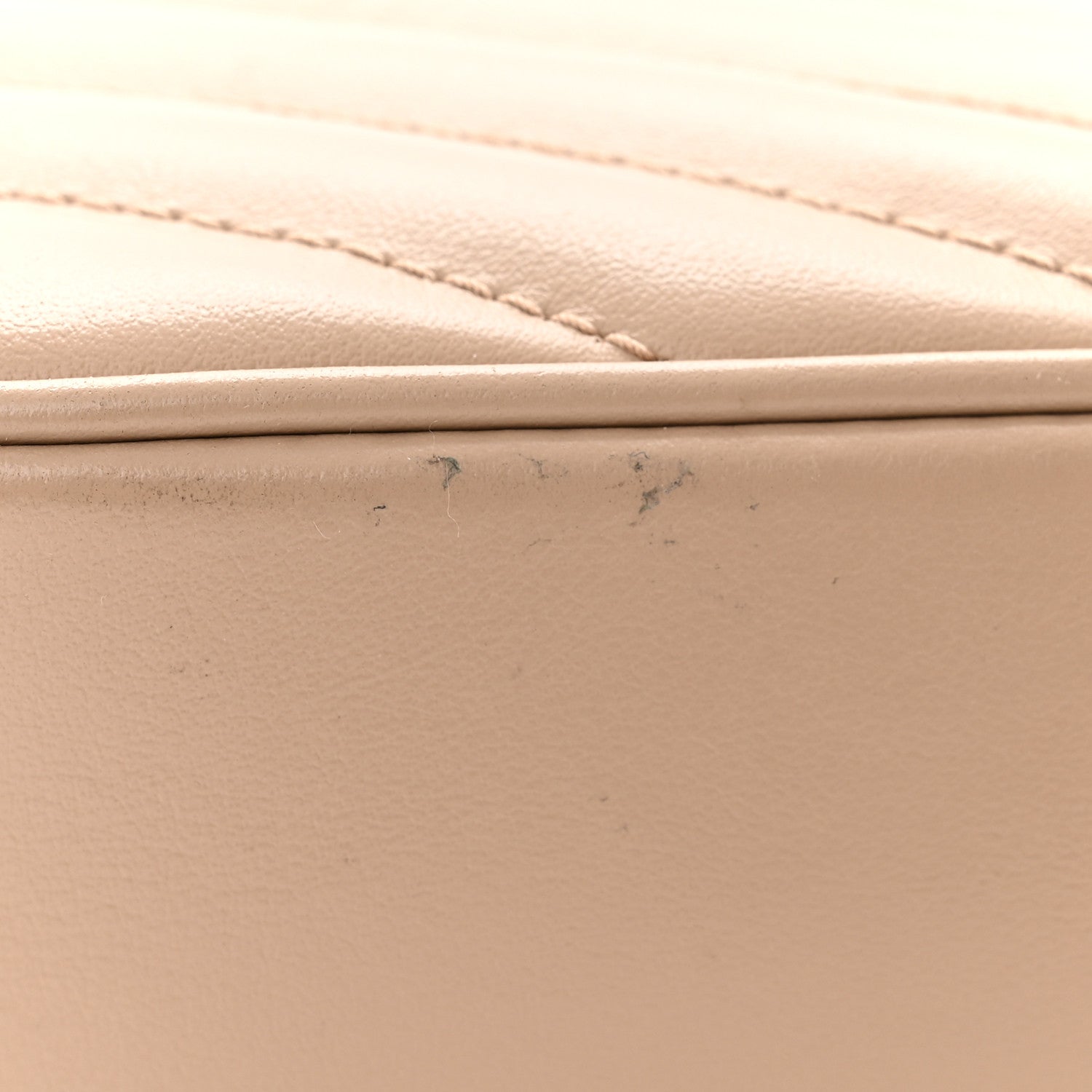 Saint Laurent Calfskin Matelasse Monogram Lou Camera Bag Dark Beige 11 of 16