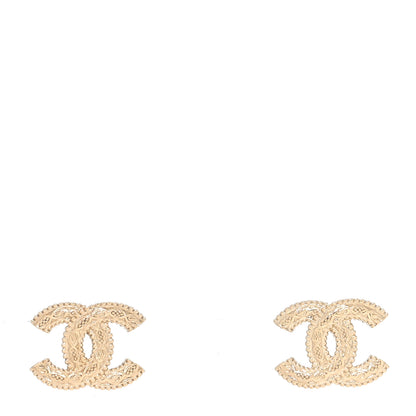 Chanel Metal CC Earrings Gold 1 of 4