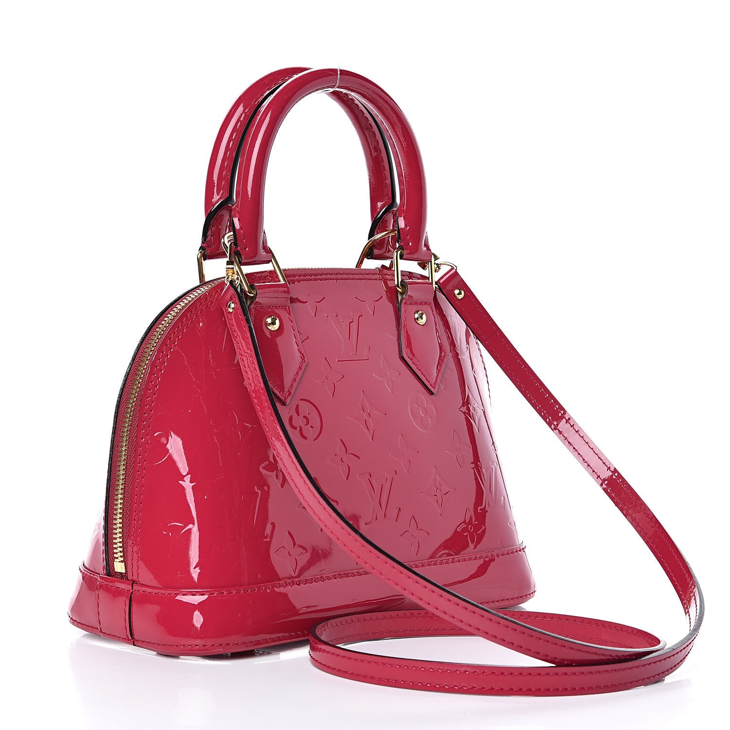 Louis Vuitton Vernis Alma BB Rose Indien 3 of 10