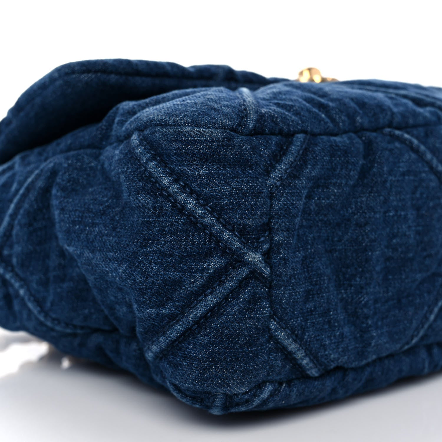 Chanel Denim Quilted Medium Chanel 19 Flap Blue 5 of 9