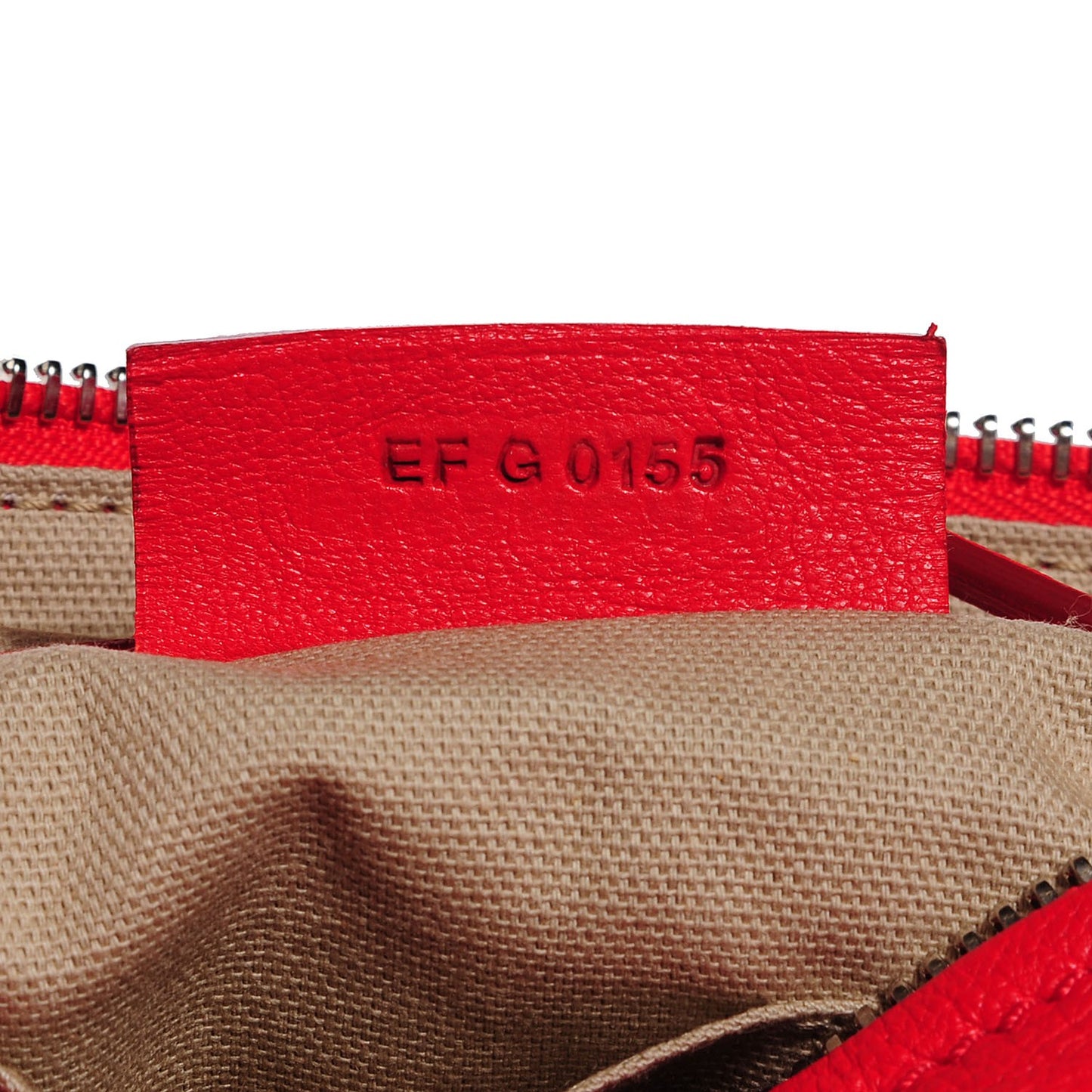 Sugar Goatskin Small Pandora Red