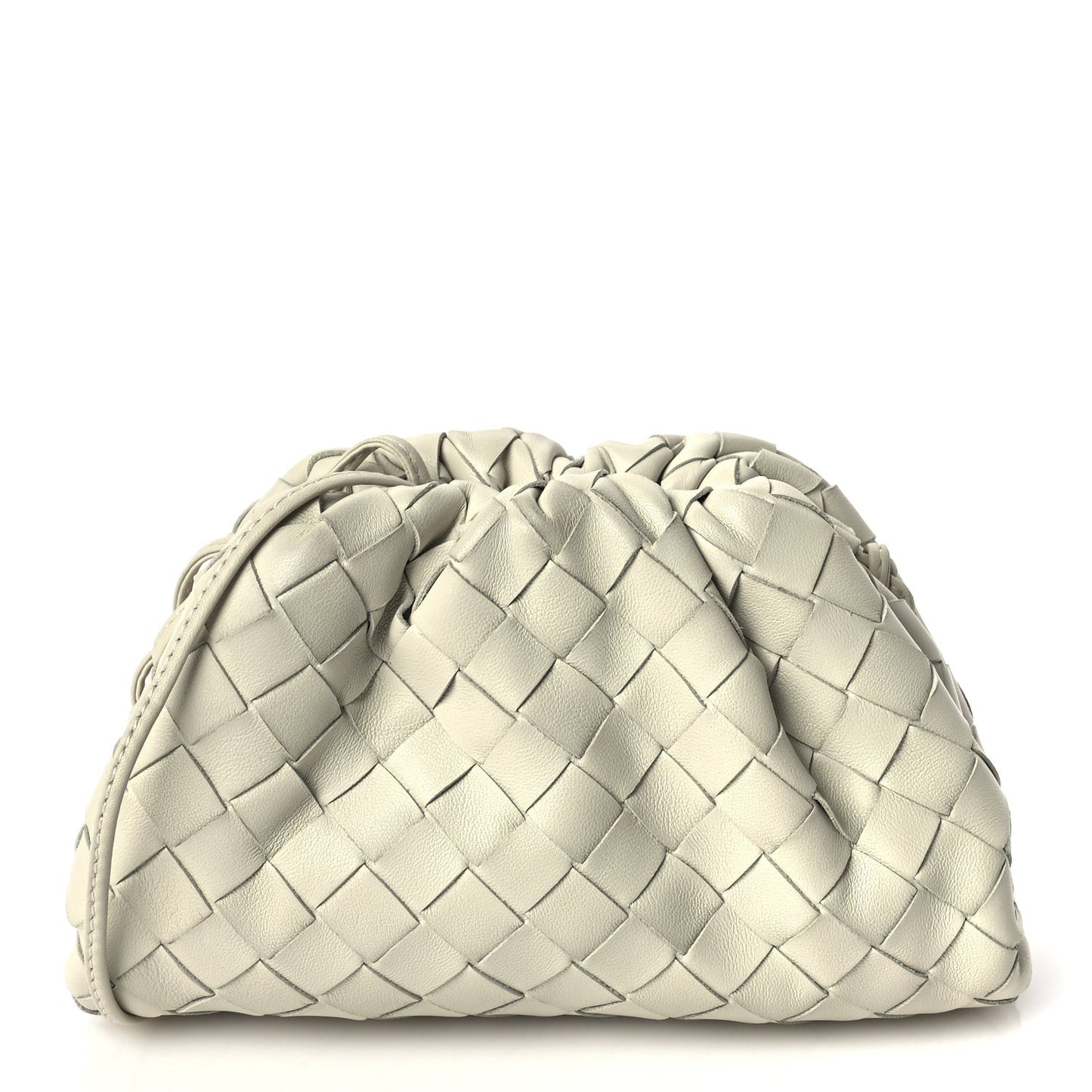 Nappa Intrecciato The Mini Pouch Chalk