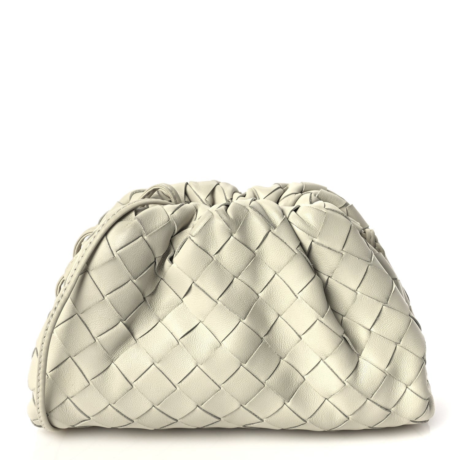 Bottega Veneta Nappa Intrecciato The Mini Pouch Chalk 1 of 8