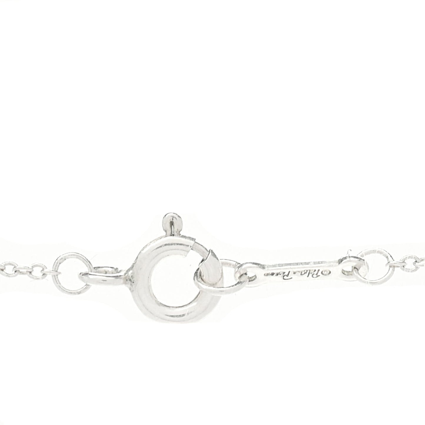 Sterling Silver Mini Paloma Picasso Loving Heart Drop Pendant Necklace Bracelet Set