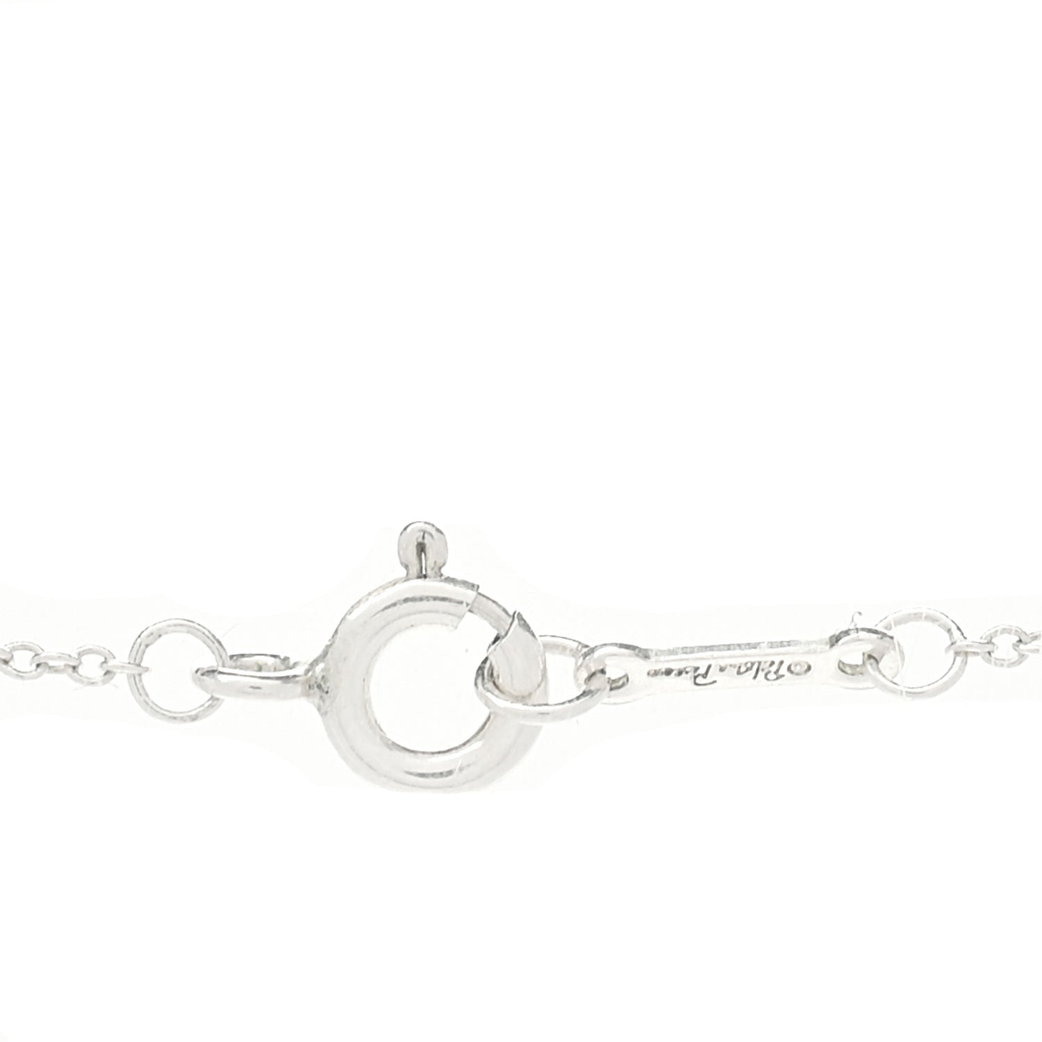 Tiffany Sterling Silver Mini Paloma Picasso Loving Heart Drop Pendant Necklace Bracelet Set 7 of 7