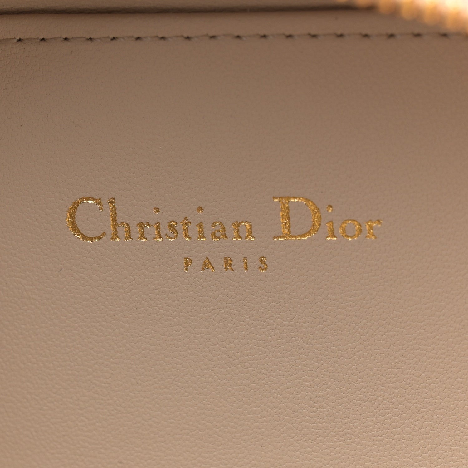 Christian Dior Calfskin CD Signature Oval Crossbody Camera Bag Caramel Beige 6 of 7