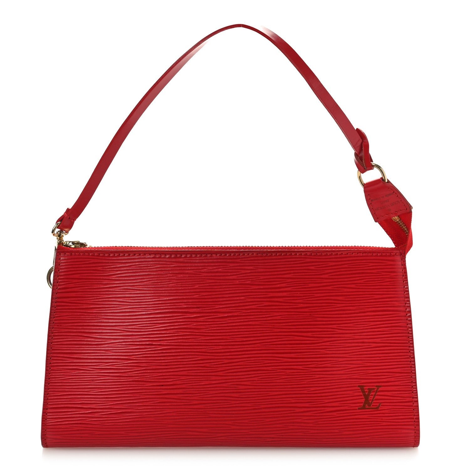 Louis Vuitton Epi Pochette Accessories 24 Castillan Red 1 of 10