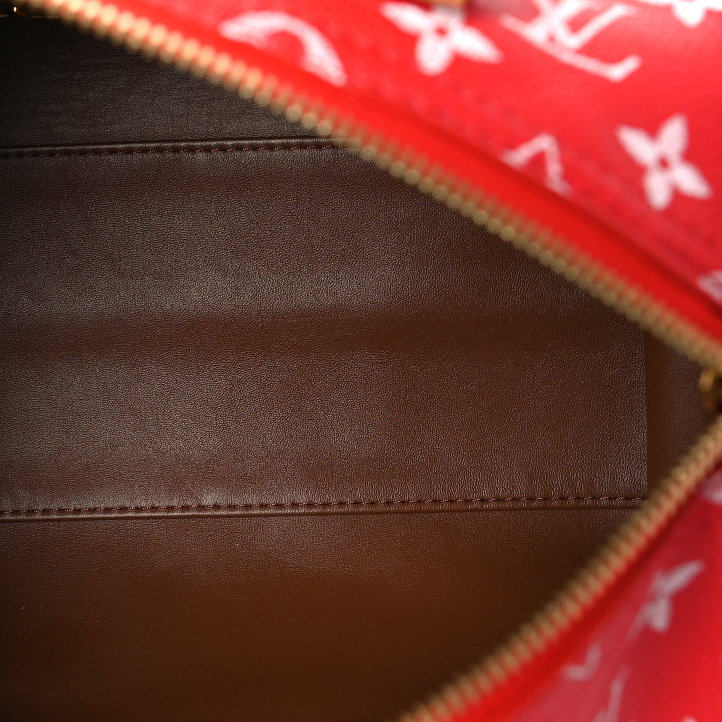 Soft Calfskin Monogram Speedy P9 Bandouliere 25 Red