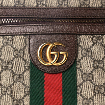 Gucci GG Supreme Monogram Web Small Ophidia Messenger Bag Brown 7 of 9