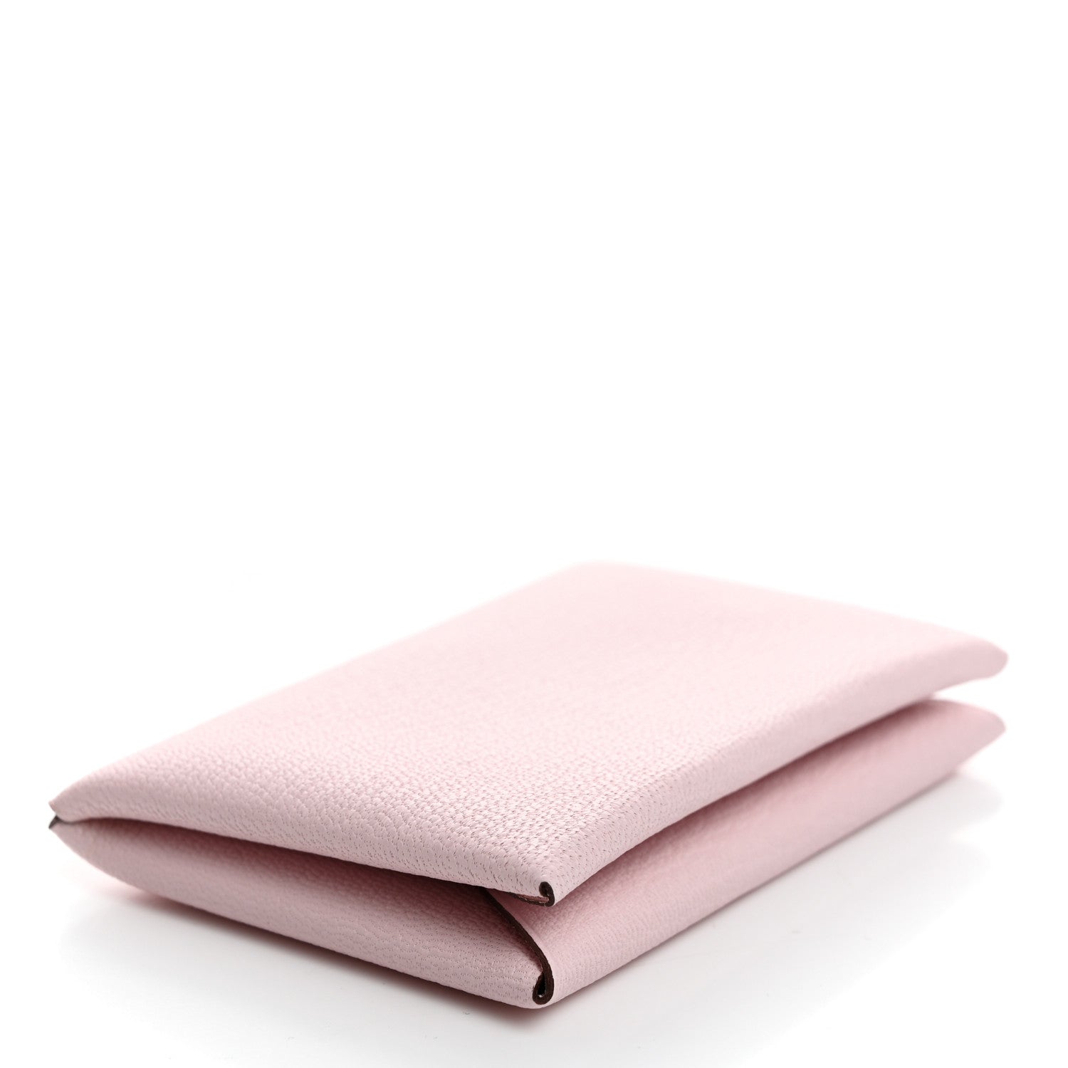 Hermes Chevre Mysore Calvi Card Case Rose Darling 4 of 8