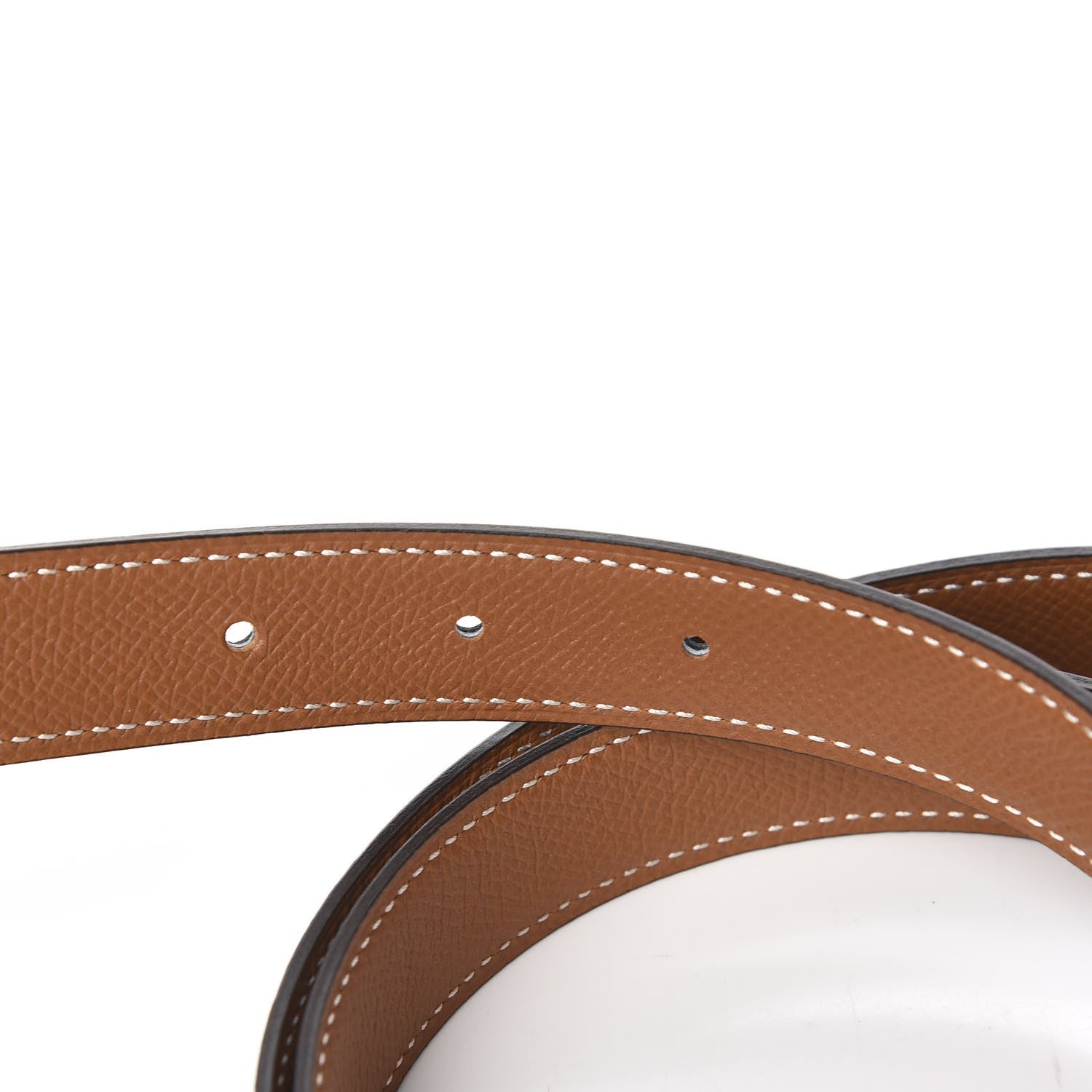 Hermes Swift Epsom 24mm Mini Constance H Belt 85 Black Gold 4 of 5