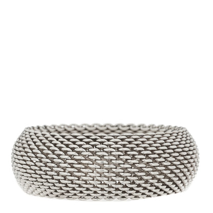 Tiffany Sterling Silver Wide Somerset Mesh Bracelet 3 of 4