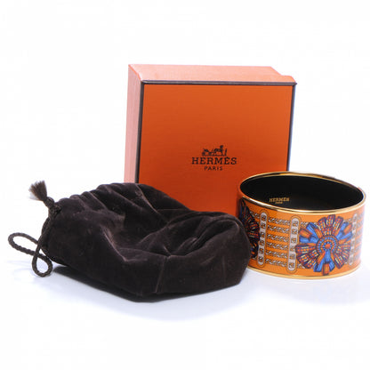 Hermes Enamel Printed Extra Wide Bracelet GM 4 of 6