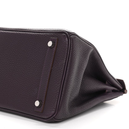 Hermes Togo Birkin 30 Raisin 10 of 11