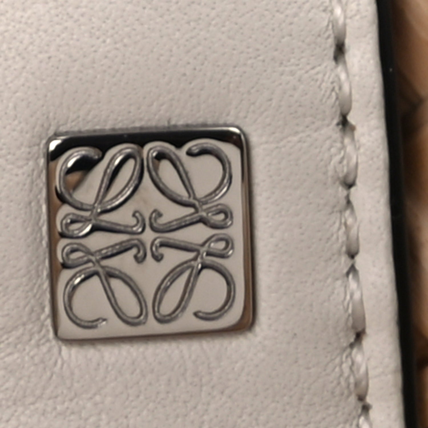 Loewe Raffia Mini Basket Tote Bag Natural White 5 of 8
