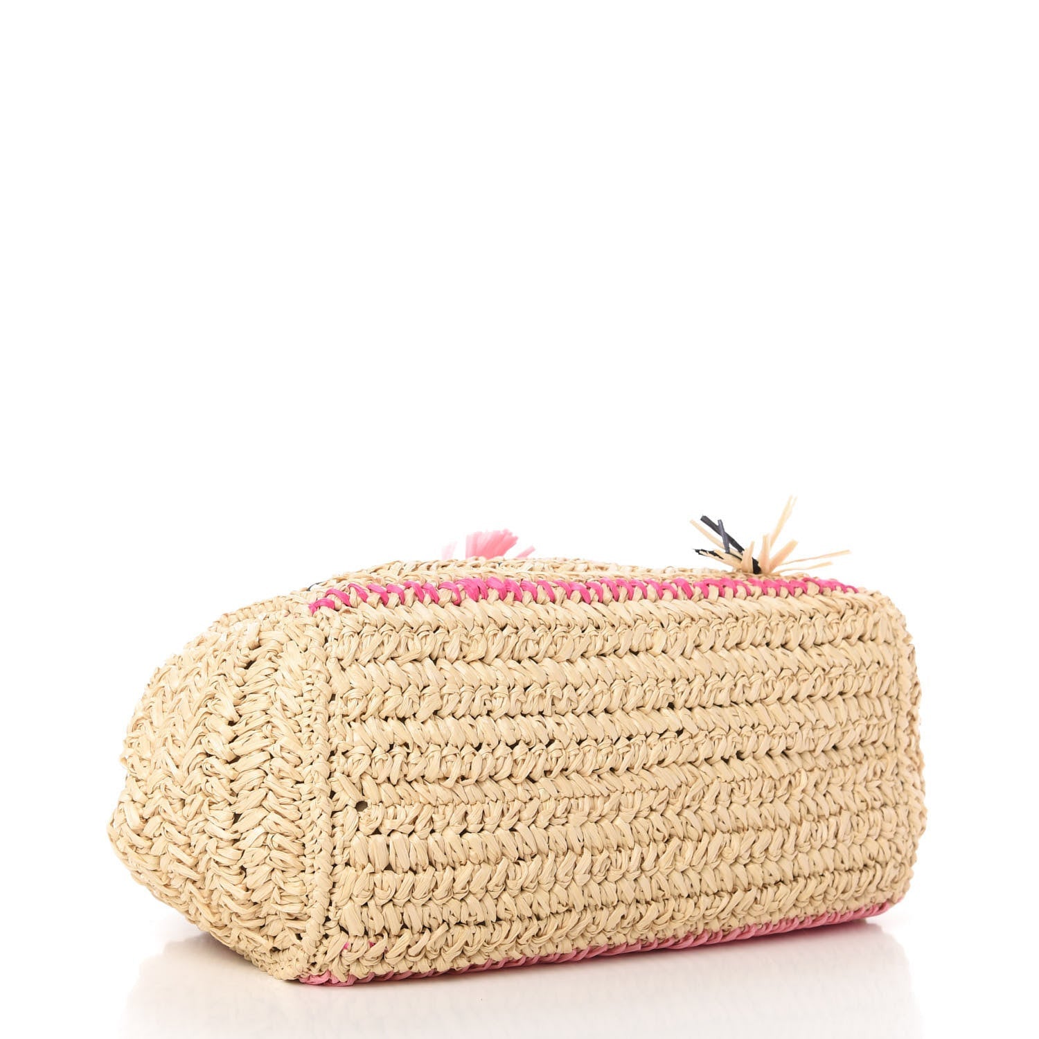 Prada Raffia Small Canapa Tote Naturale 3 of 9