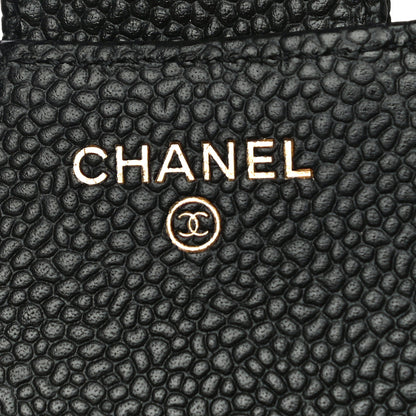 Chanel Caviar Quilted Compact Flap Wallet Black 6 of 11