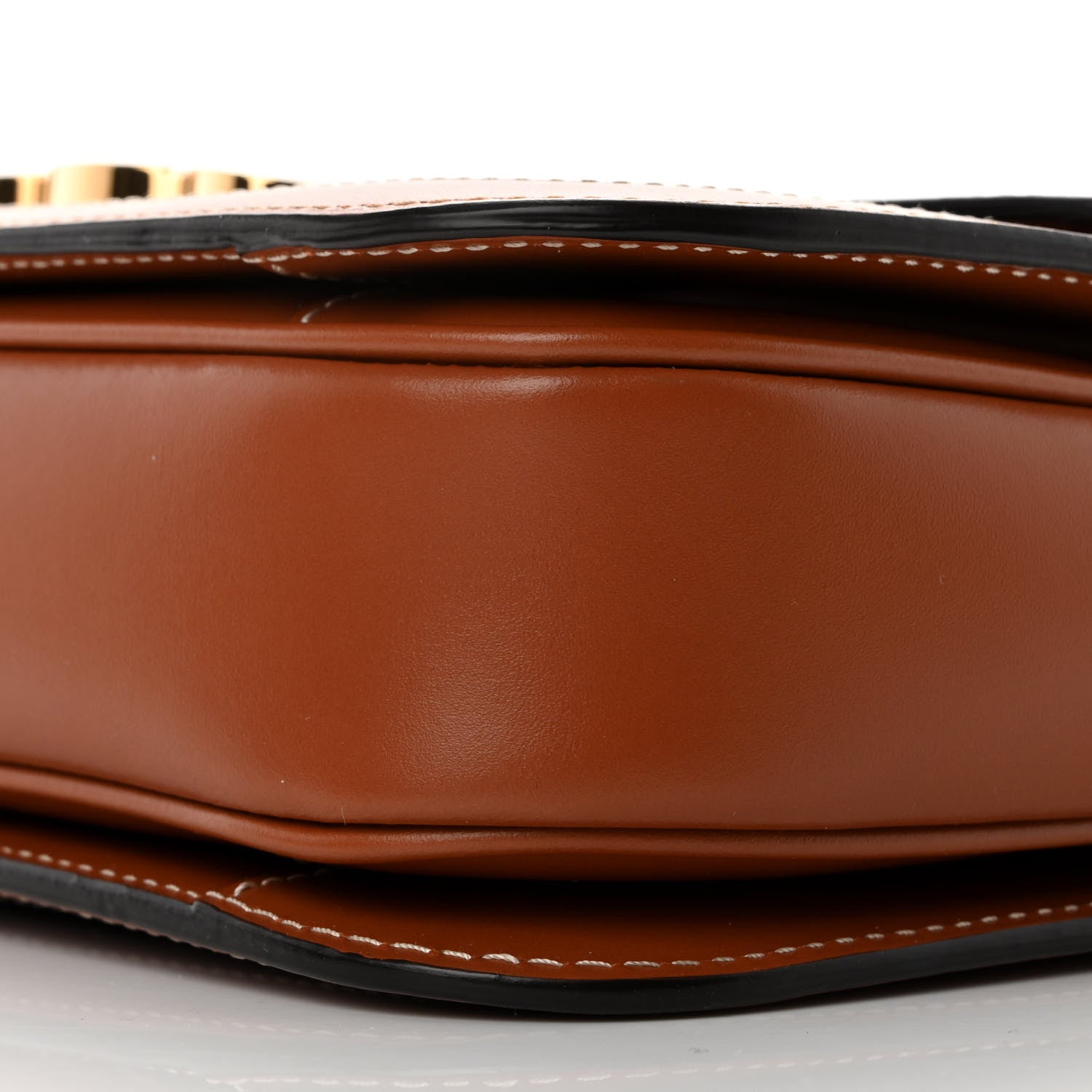 Celine Triomphe Canvas Calfskin Medium Triomphe Bag Tan 13 of 13