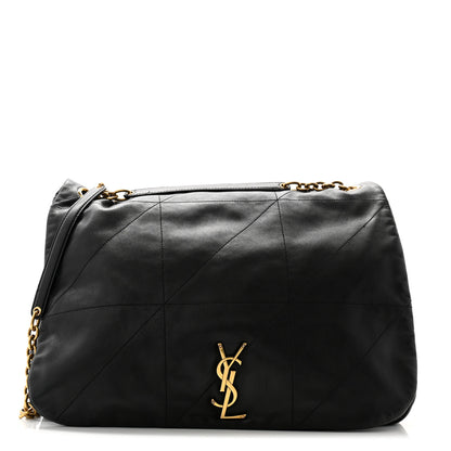 Saint Laurent Lambskin Matelasse Monogram Large Jamie 4.3 Black 1 of 12