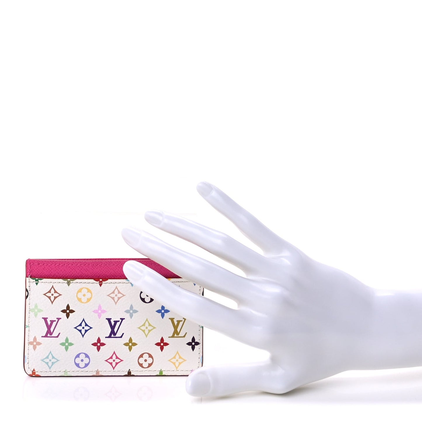 LV X TM Monogram Multicolor Card Holder Kawaii Pink