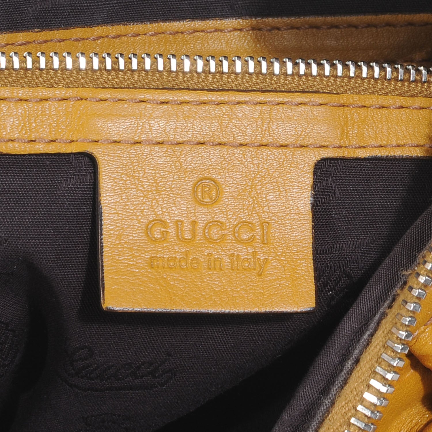 Gucci Guccissima Icon Bit Shoulder Bag Marigold 6 of 7
