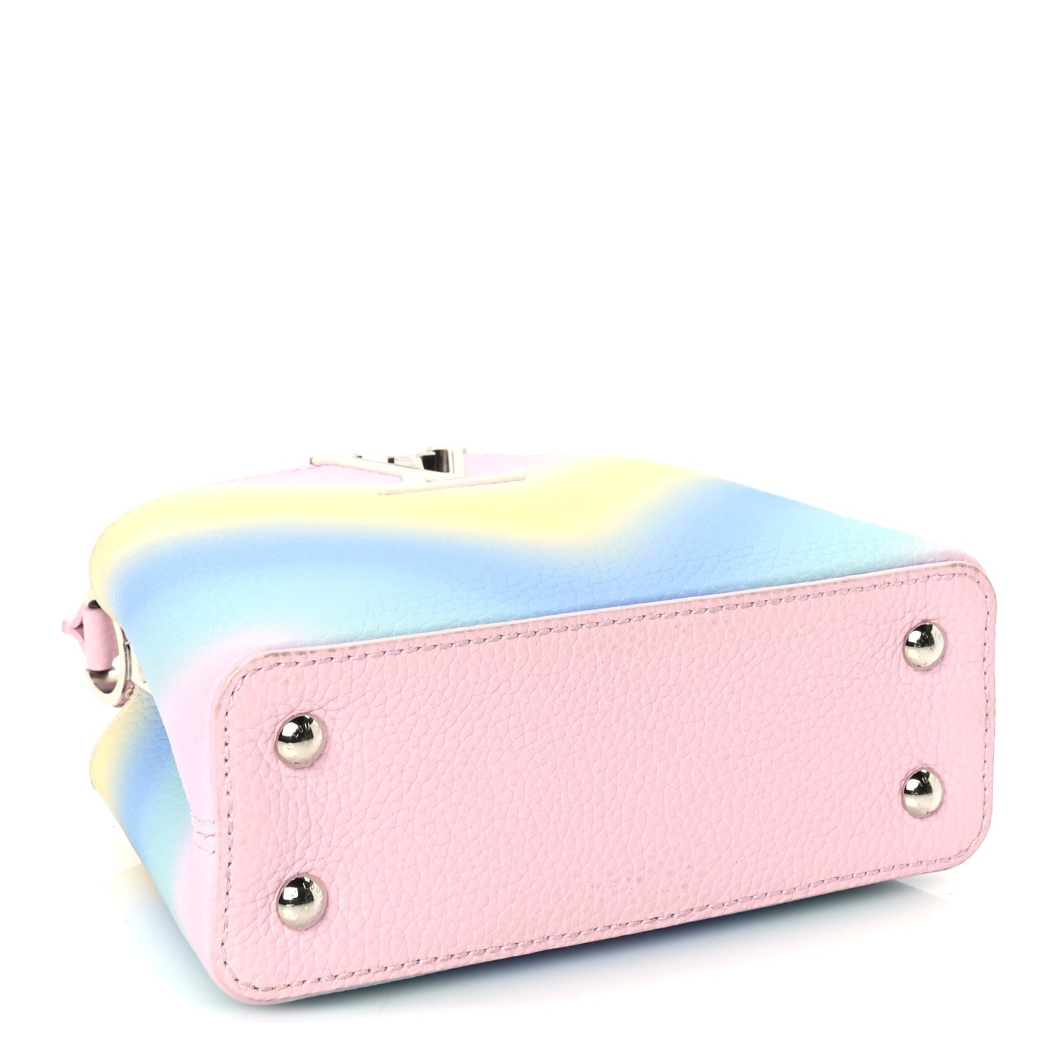 Louis Vuitton Taurillon Mini Degrade Rainbow V Capucines 4 of 9