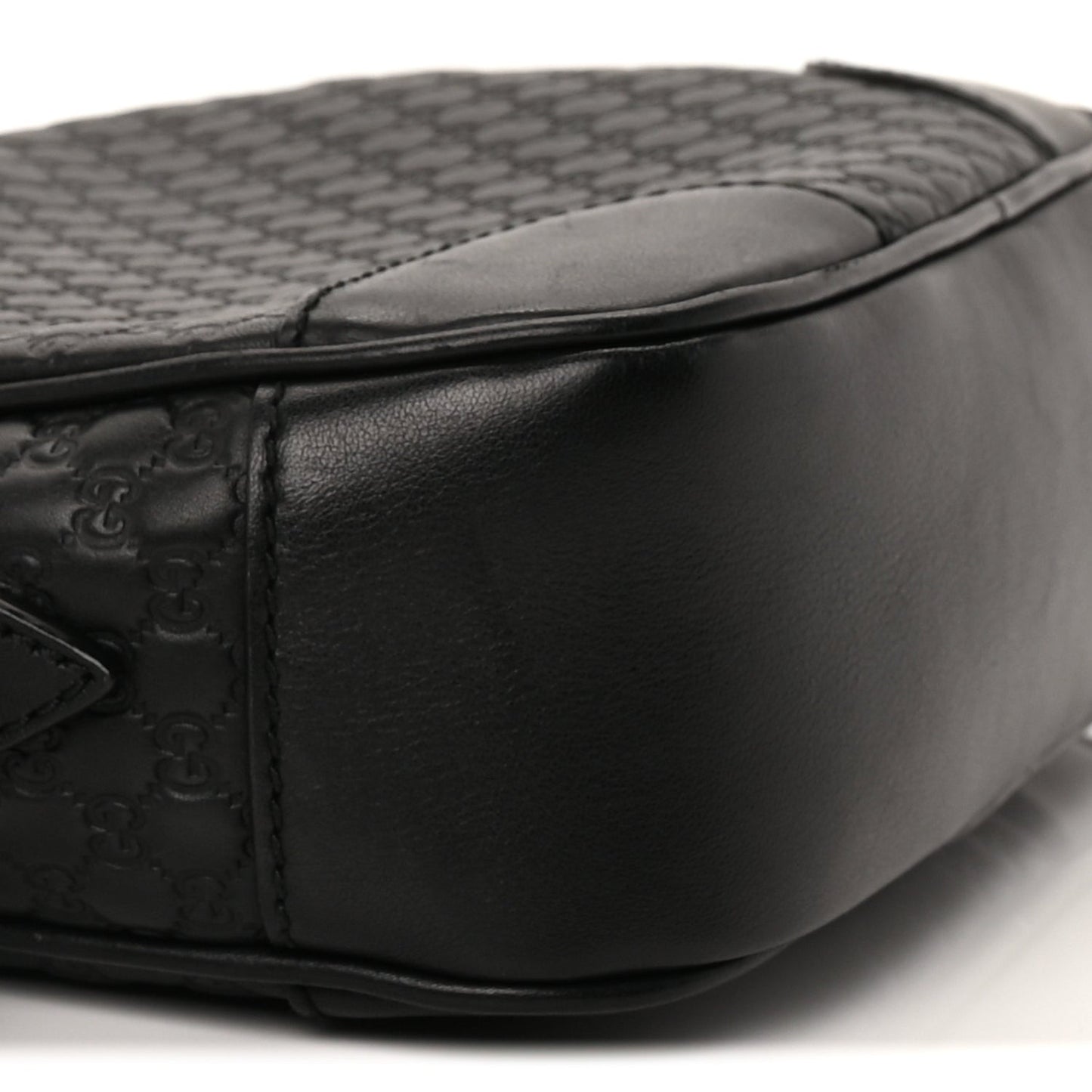Microguccissima Mini Bree Messenger Bag Black