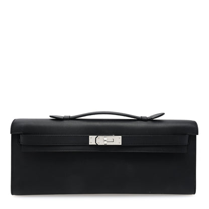 Hermes Swift Kelly Cut Clutch Pochette Black 1 of 13