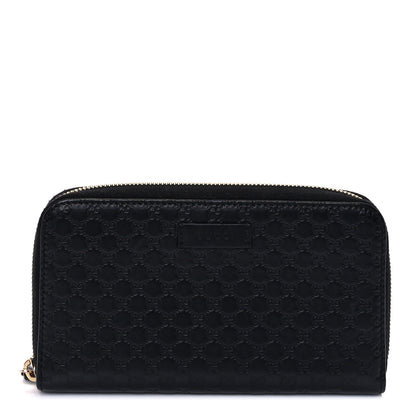 Gucci Microguccissima Zip Around Wallet Black 1 of 6