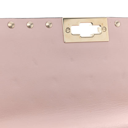 Valentino Garavani Lambskin Medium Rockstud Spike Shoulder Bag Poudre 13 of 15