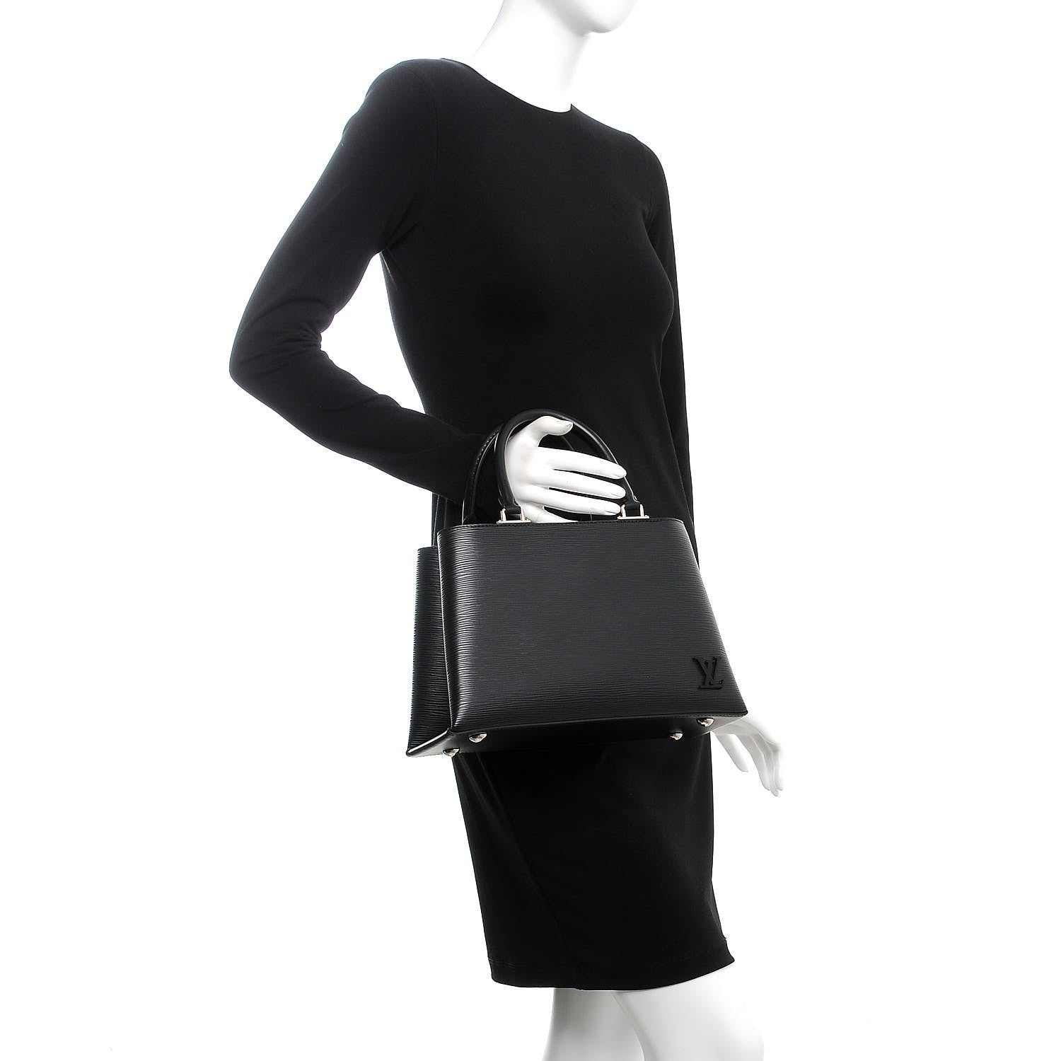 Louis Vuitton Epi Kleber PM Black 3 of 9