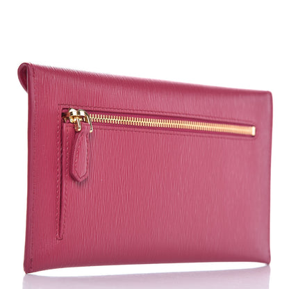 Prada Vitello Move Envelope Wallet Ibisco 3 of 9