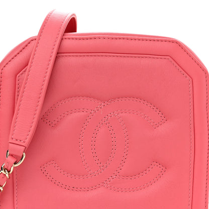 Chanel Lambskin CC Octagon Camera Case Pink 8 of 12