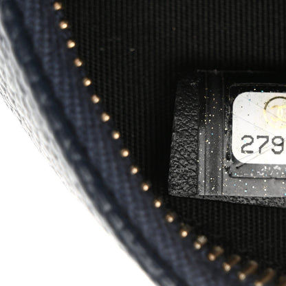 Chanel Caviar Quilted Round Filigree Crossbody Navy Black 7 of 7