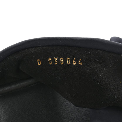 Chanel Fabric CC Mules Sandals 41 Black 9 of 10