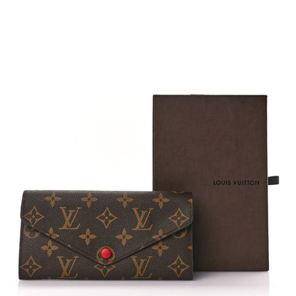 Louis Vuitton Monogram Josephine Wallet Red 7 of 7