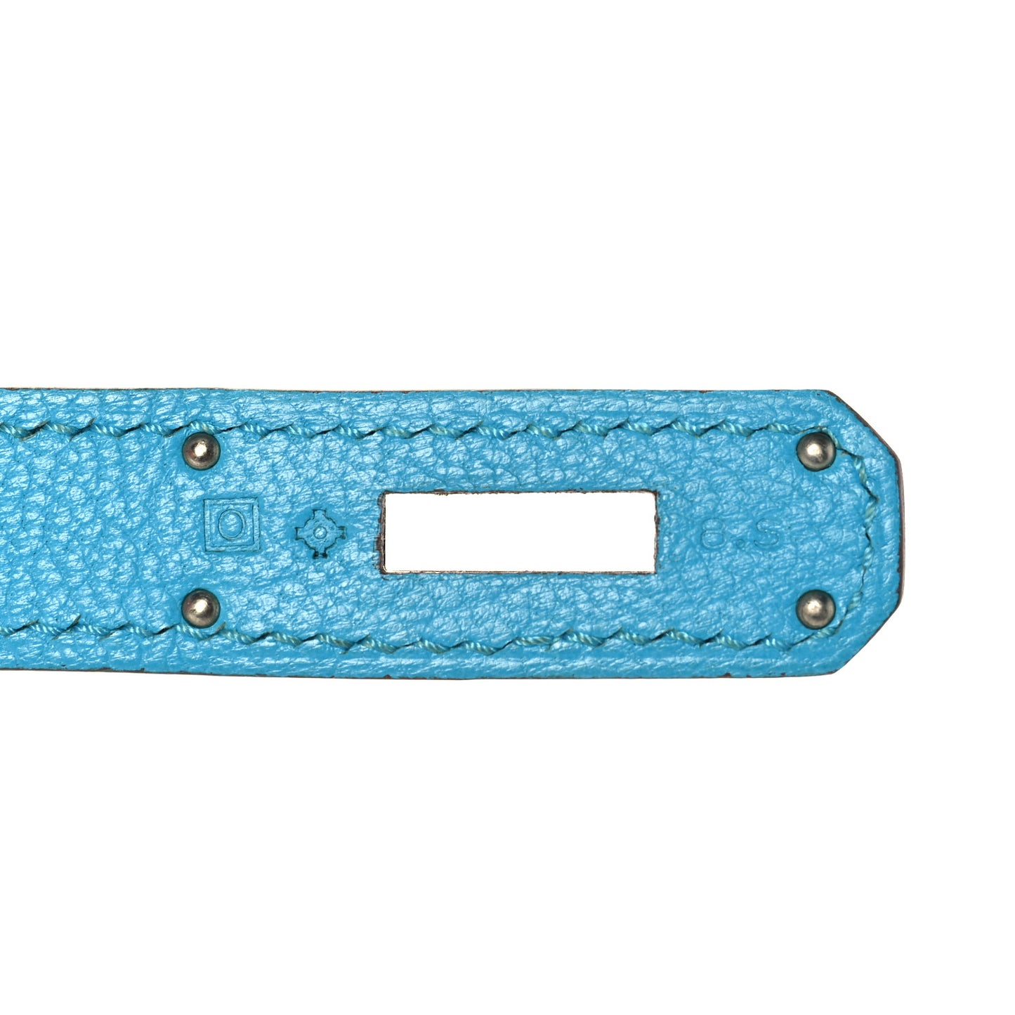 Chevre Horseshoe Birkin 30 Parme Bleu Aztec
