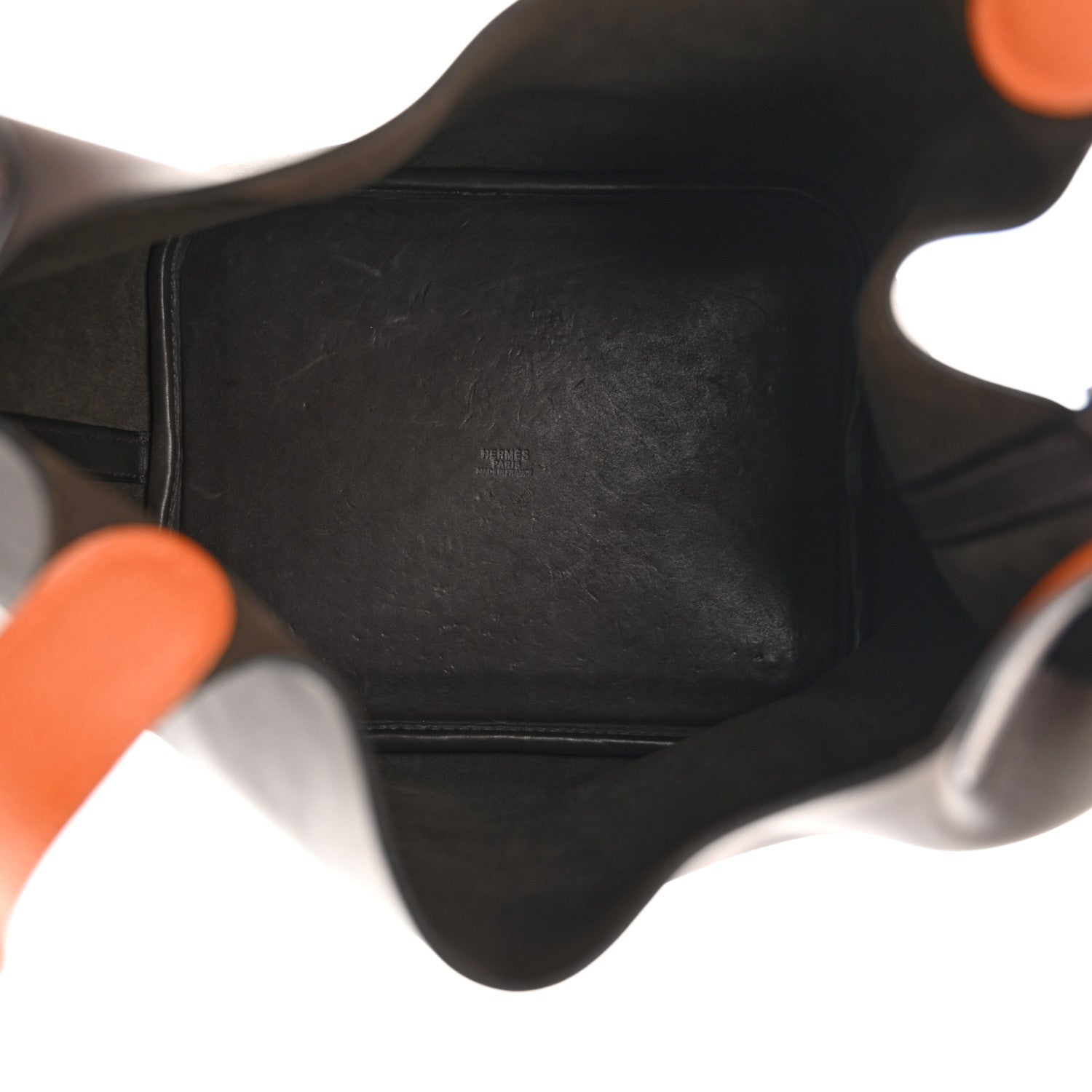 Hermes Natural Barenia Eclat Picotin 22 MM Ebene Orange 5 of 11